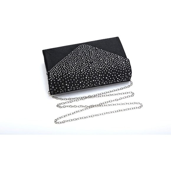 Nodykka Envelope Evening Crossbody Bags Classic Wedding Shoulder Bag for Womens - Picture 2 of 9